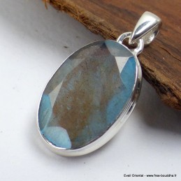 Pendentif Authentique Labradorite bleue Bijoux en Labradorite Bleue SK19.7