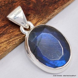 Pendentif en Authentique Labradorite bleue Bijoux en Labradorite Bleue SK19.8