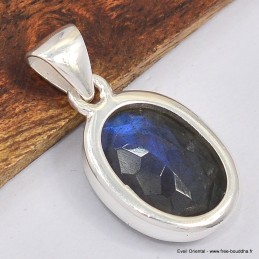 Pendentif en Authentique Labradorite bleue Bijoux en Labradorite Bleue SK19.8