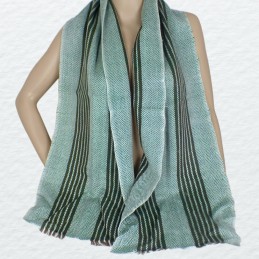 Echarpe verte homme laine cachemire Tous les pashminas ECHA85