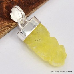 Pendentif moderne Brucite jaune  