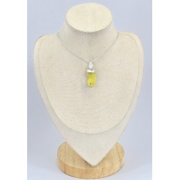 Pendentif moderne Brucite jaune  