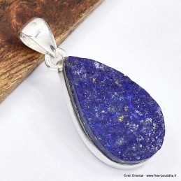 Pendentif goutte en Lapis Lazuli brut 