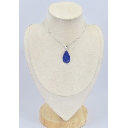 Pendentif goutte en Lapis Lazuli brut 