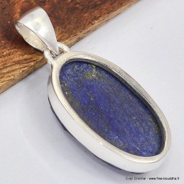 Pendentif oval en Lapis Lazuli brut 