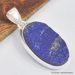 Pendentif Lapis lazuli brut oval 