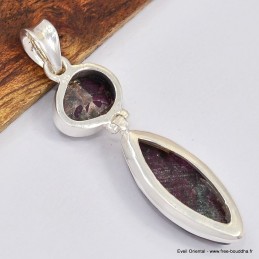 Pendentif Eudialyte 2 pierres Pendentifs pierres naturelles SK7.3