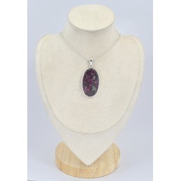 Grand pendentif Eudialyte naturelle 