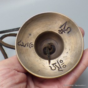 Tingshas tibétaines qualité supérieure 7,5 cm 