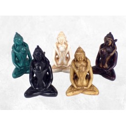 Mini statuette bouddhiste Shakti coloris divers Statuettes Bouddhistes MINISHA1