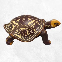 Statuette Tortue et lotus 