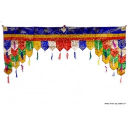 Dessus de porte motif bouddhiste Tentures tibétaines Bouddha PAN3