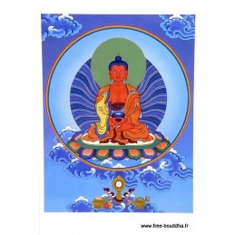 Carte postale bouddhiste AMITABHA Objets rituels bouddhistes CPB8