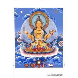 Carte postale bouddhiste PRAJNAPARAMITA Objets rituels bouddhistes CPB27