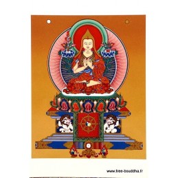 Carte postale bouddhiste LAMA TSONG KHAPA Objets rituels bouddhistes CPB48