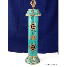 Porte encens bouddhiste en Turquoise Brûleurs et porte-encens BBRE3