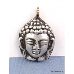 Tête de Bouddha pendentif métal Bijoux tibetains bouddhistes ref 31.1