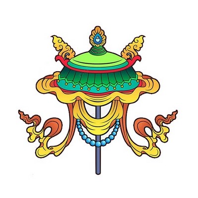 parasol bouddhisme tibetain