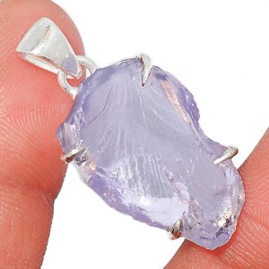 pendentif quartz lavande