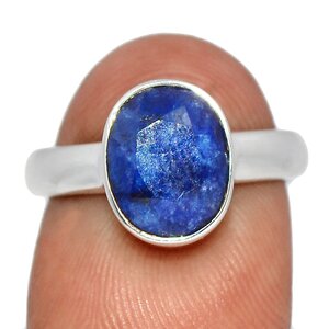 bague saphir bleu