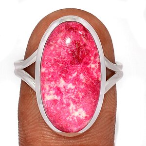 BAGUE THULITE ROSE