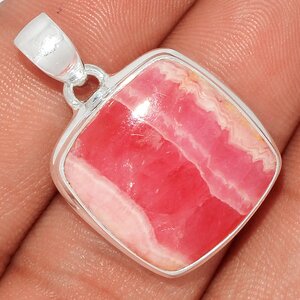 pendentif rhodochrosite