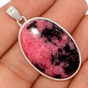 pendentif rhodonite