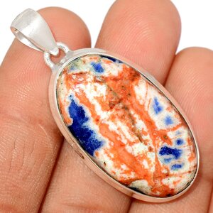 pendentif sodalite orange