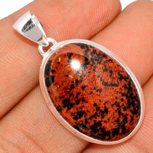 pendentif obsidienne mahogany