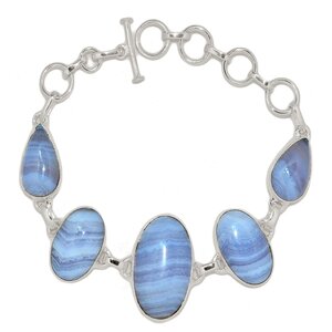 bracelet onyx bleu