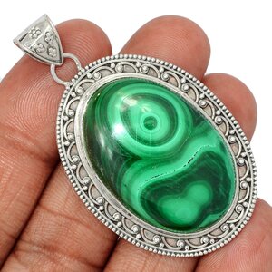 pendentif malachite