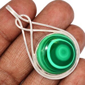 pendentif authentique malachite