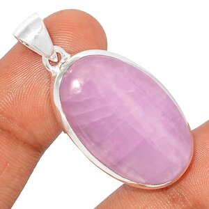 pendentif kunzite mauve