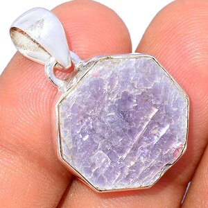 pendentif pierre lepidolite