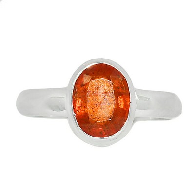 bague cyanite orange