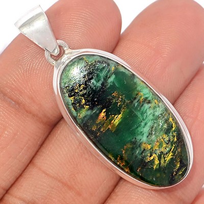 pendentif fuchsite