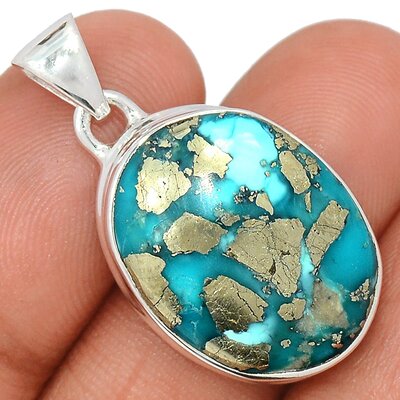 turquoise mohave avec pyrite